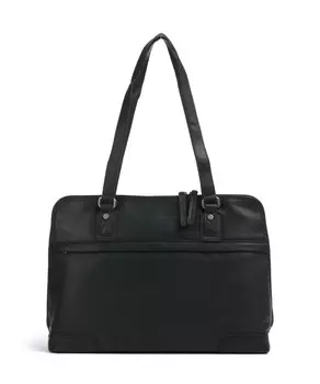 Сумка branson на плечо branson из коровьего воска, 14 дюймов, из воловьей кожи The Chesterfield Brand, черный