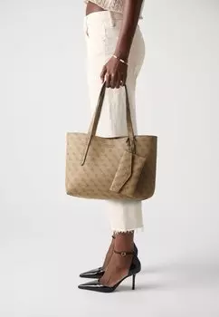 Сумка BRENTON TOTE SET - Clutch Guess, бежевый