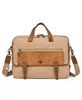 Сумка-бриф Valley Oak Canvas TSD BRAND, коричневый/бежевый