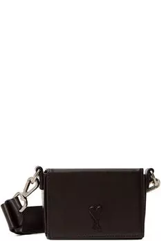 Сумка Brown Ami De Coeur Nano Lunch Box Bag AMI Paris