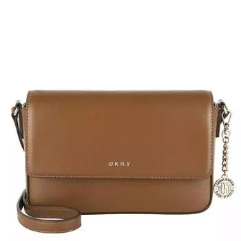 Сумка bryant medium flap crossbody Dkny, коричневый