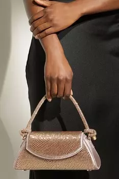 Сумка Brynleys с декорированной верхней ручкой Dune London, желтый