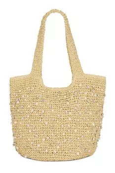 Сумка BTB Los Angeles Nia Crystal Hobo, цвет Natural