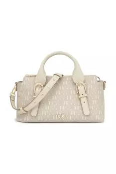 Сумка Buckles Silhouette Tous, бежевый