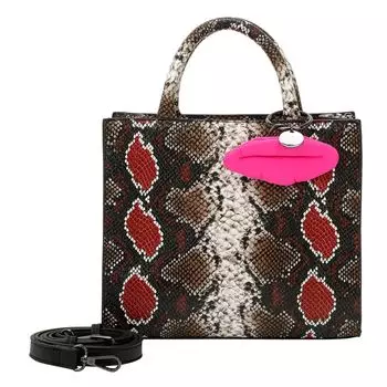 Сумка Buffalo Big Boxy Handtasche 26 cm, цвет fancy snake pink