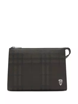 Сумка Burberry B Shield, коричневый