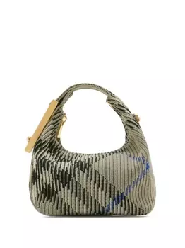 Сумка Burberry Micro Peg Chain, серый
