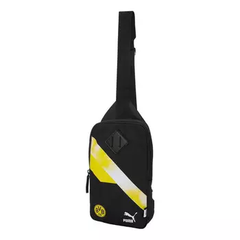 Сумка bvb iconic cross body bag 'black yellow' Puma, черный