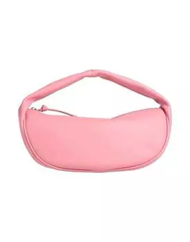 Сумка BY FAR кожаная с короткой ручкой, розовый