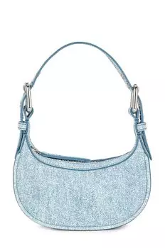 Сумка BY FAR x Revolve Mini Soho, цвет Denim Leather