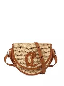 Сумка By My Side из рафии Christian Louboutin, бежевый
