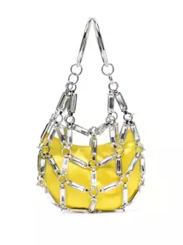 Сумка Cage с кристаллами DSQUARED2, желтый