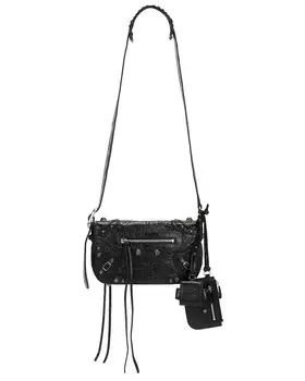 Сумка Cagole Messenger Balenciaga, черный