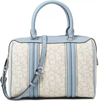 Сумка Calvin Klein Blake Satchel, цвет Vanilla/Khaki/Cloud/White