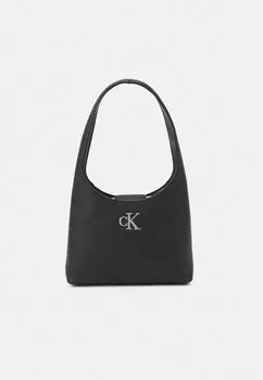 Сумка Calvin Klein Jeans Minimal Monogram Shoulder, черный