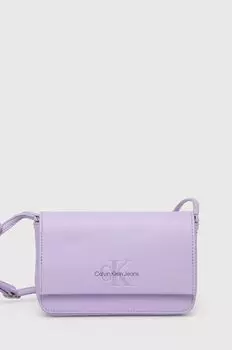 Сумка Calvin Klein Jeans, фиолетовый