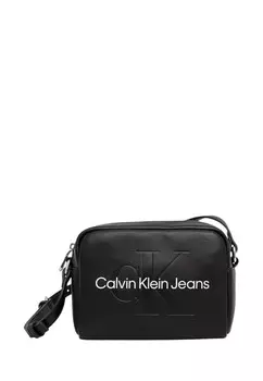 Сумка Calvin Klein Jeans кросс-боди с логотипом, черный