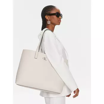 Сумка Calvin Klein Jeans MinimalMonogram Slim, экрю