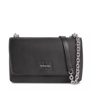 Сумка Calvin Klein Jeans SculptedEw Flap, черный