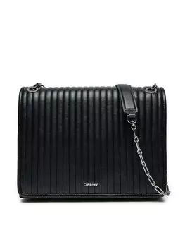 Сумка Calvin Klein Mini Line Quilt Shoulder Bag K60K613080, черный