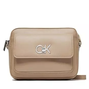 Сумка Calvin Klein Re-LockCamera Bag, коричневый