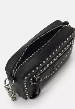 Сумка CAMERA BAG WITH STUDS DKNY, черный