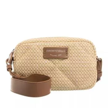 Сумка camera case paglia Emporio Armani, бежевый