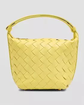 Сумка Candy Wallace Bottega Veneta, цвет Sherbert-Gold