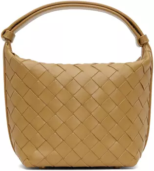 Сумка Candy Wallace цвета загара Bottega Veneta
