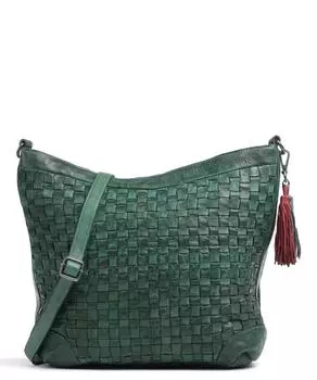 Сумка Canovagasse 4 из зернистой яловой кожи Taschendieb Wien, зеленый