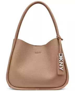 Сумка Capri Large Hobo DKNY, коричневый
