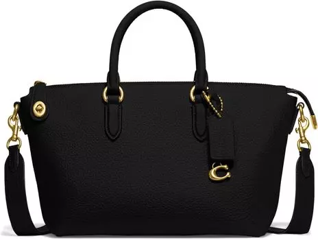 Сумка Cara Satchel COACH, черный