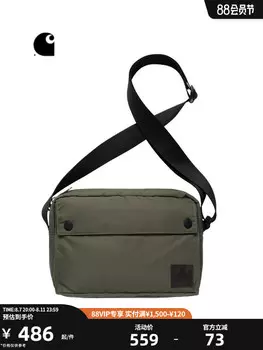 Сумка Carhartt WIP с логотипом и несколькими карманами, черный