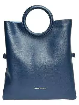 Сумка Carla Ferreri Henkeltasche, синий