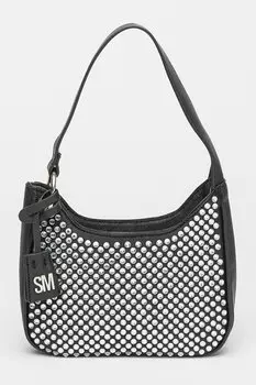 Сумка Carlo с декоративными камнями Steve Madden, черный