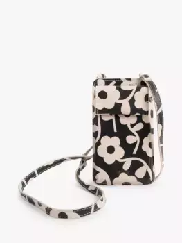 Сумка Caroline Gardner Monochrome Floral Phone, разноцветный