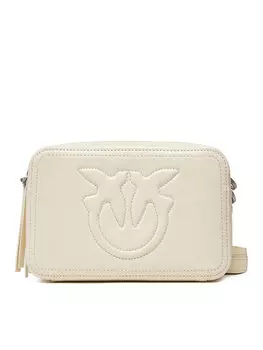 Сумка Carrie Camera Bag Classic PE 25 PLTT 104336 A26J Pinko, экрю