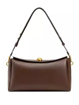 Сумка Carrousel среднего размера AMI Paris, коричневый