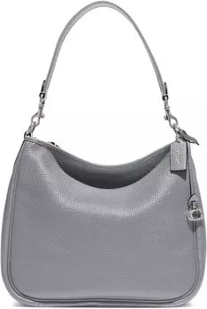 Сумка Cary на ремне из мягкой галечной кожи COACH, цвет Grey Blue