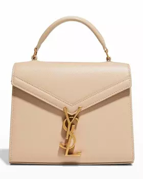 Сумка Cassandre Mini Monogram YSL Grain de Poudre с ручкой сверху Saint Laurent