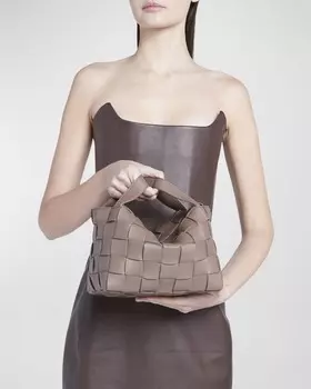 Сумка Cassette Bowling среднего размера с верхней ручкой Bottega Veneta