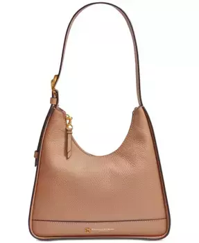 Сумка Cedarhurst Buckle Hobo Donna Karan New York, коричневый/бежевый