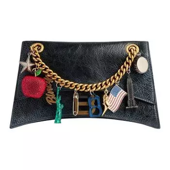 Сумка-цепочка Crush Distressed Small Balenciaga