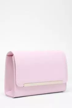 Сумка-цепочка из розовой искусственной кожи QUIZ Clothing