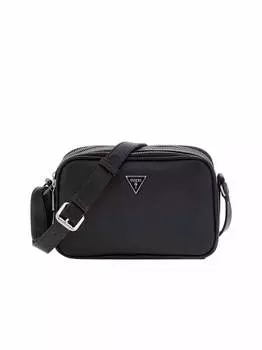 Сумка certosa saffiano Guess, черный