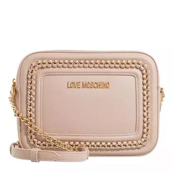 Сумка chain link Love Moschino, бежевый