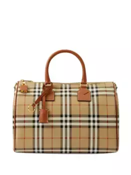 Сумка Check Medium BURBERRY, коричневый