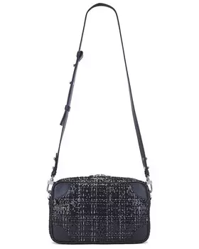 Сумка-чехол для фотоаппарата с пайетками-букле Amiri, черный