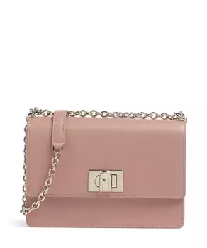 Сумка через плечо 1927-го года из зерненой кожи Furla, розовый