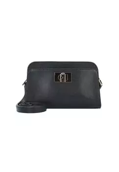 Сумка через плечо 1927 кожаная 20 см FURLA, цвет Nero